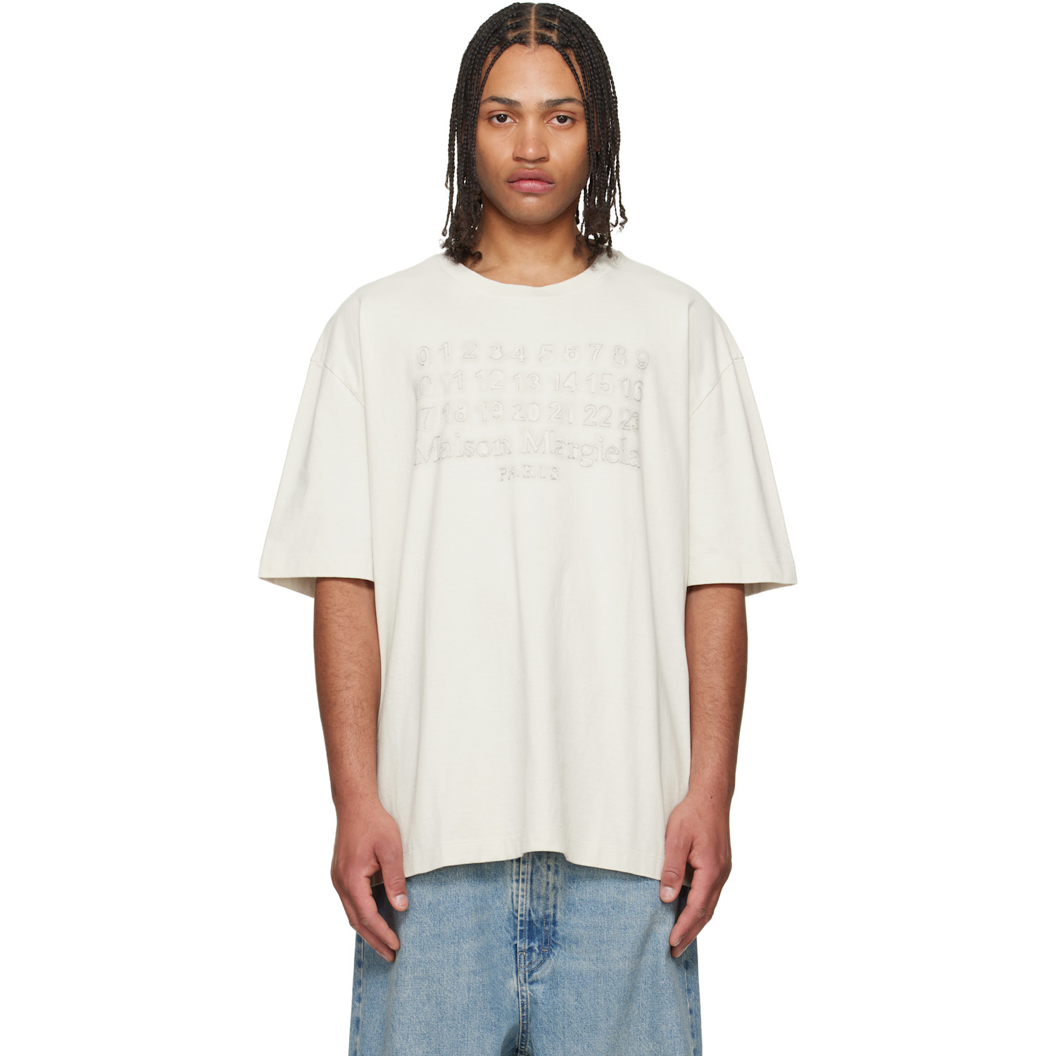 Maison Margiela Logo Heavy Jersey T-shirt | Smart Closet