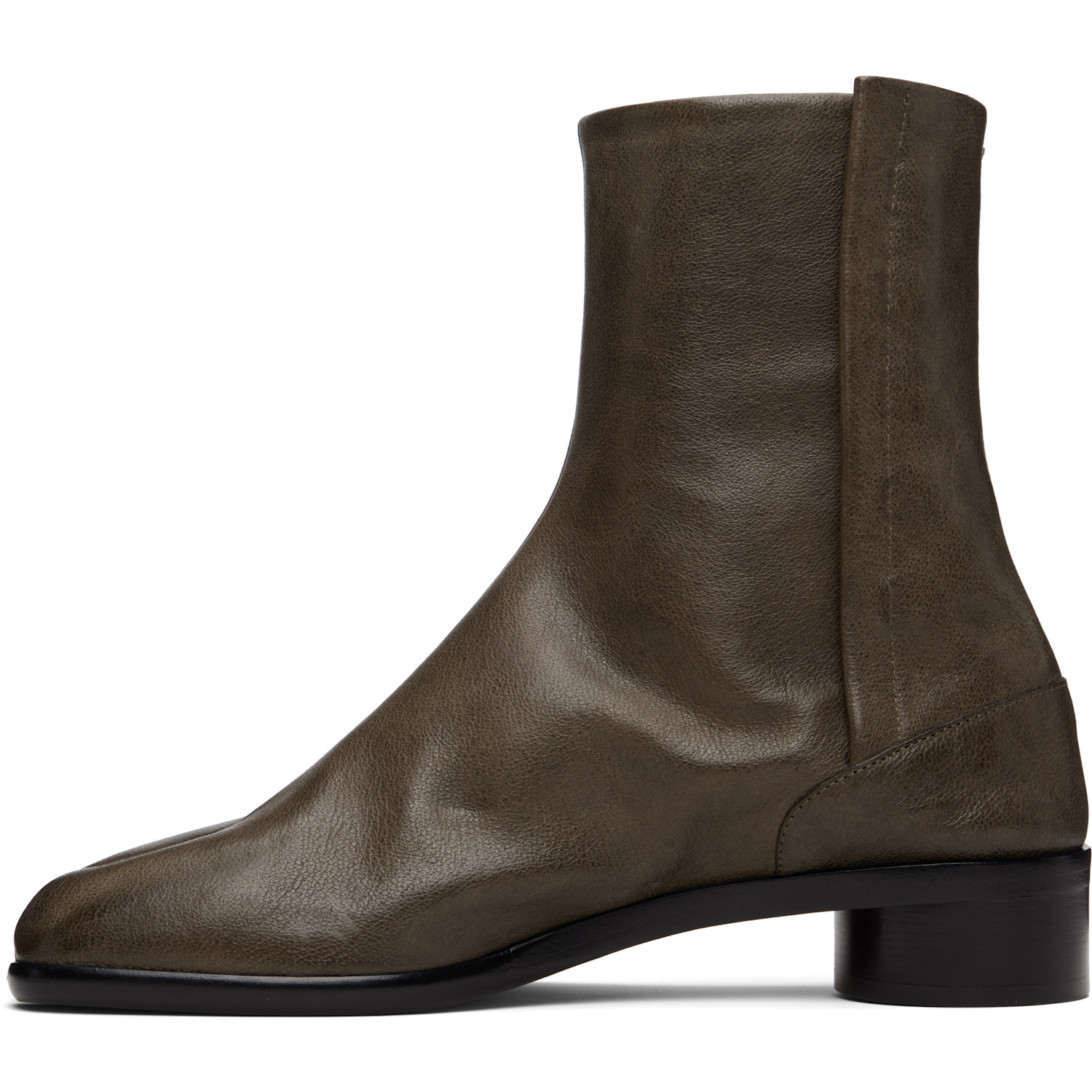  Maison Margiela Brown Tabi Ankle Boots 