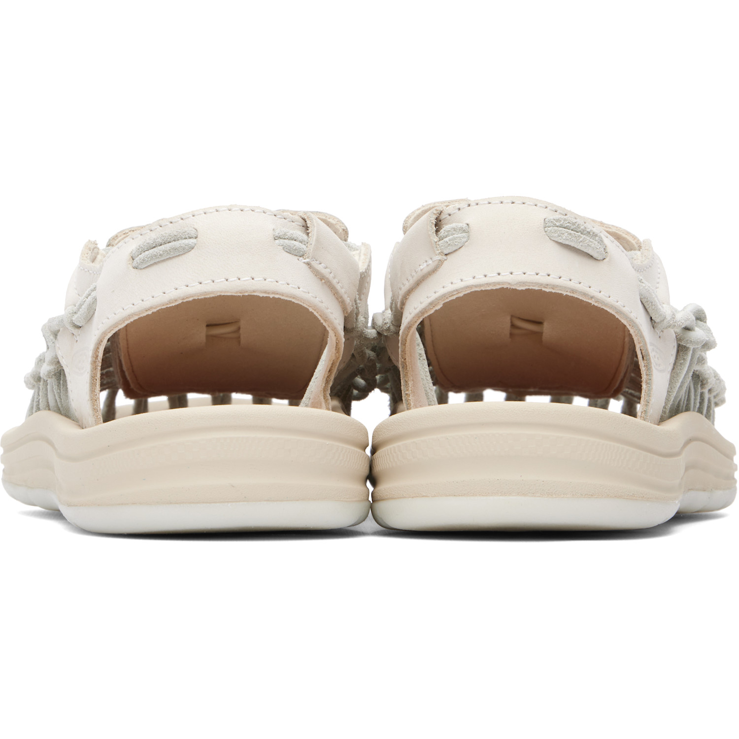  Keen Off-white Uneek Leather Sandals 