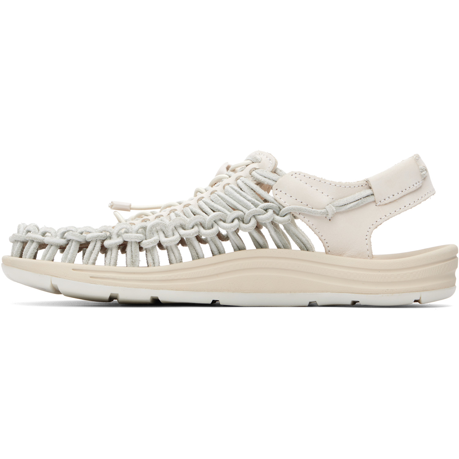  Keen Off-white Uneek Leather Sandals 