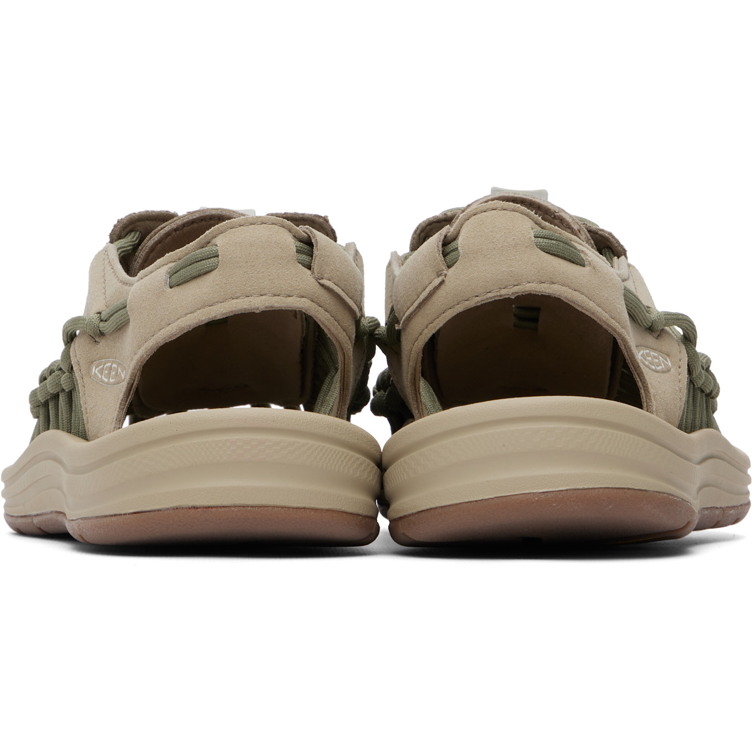  Keen Beige & Taupe Uneek Sandals 