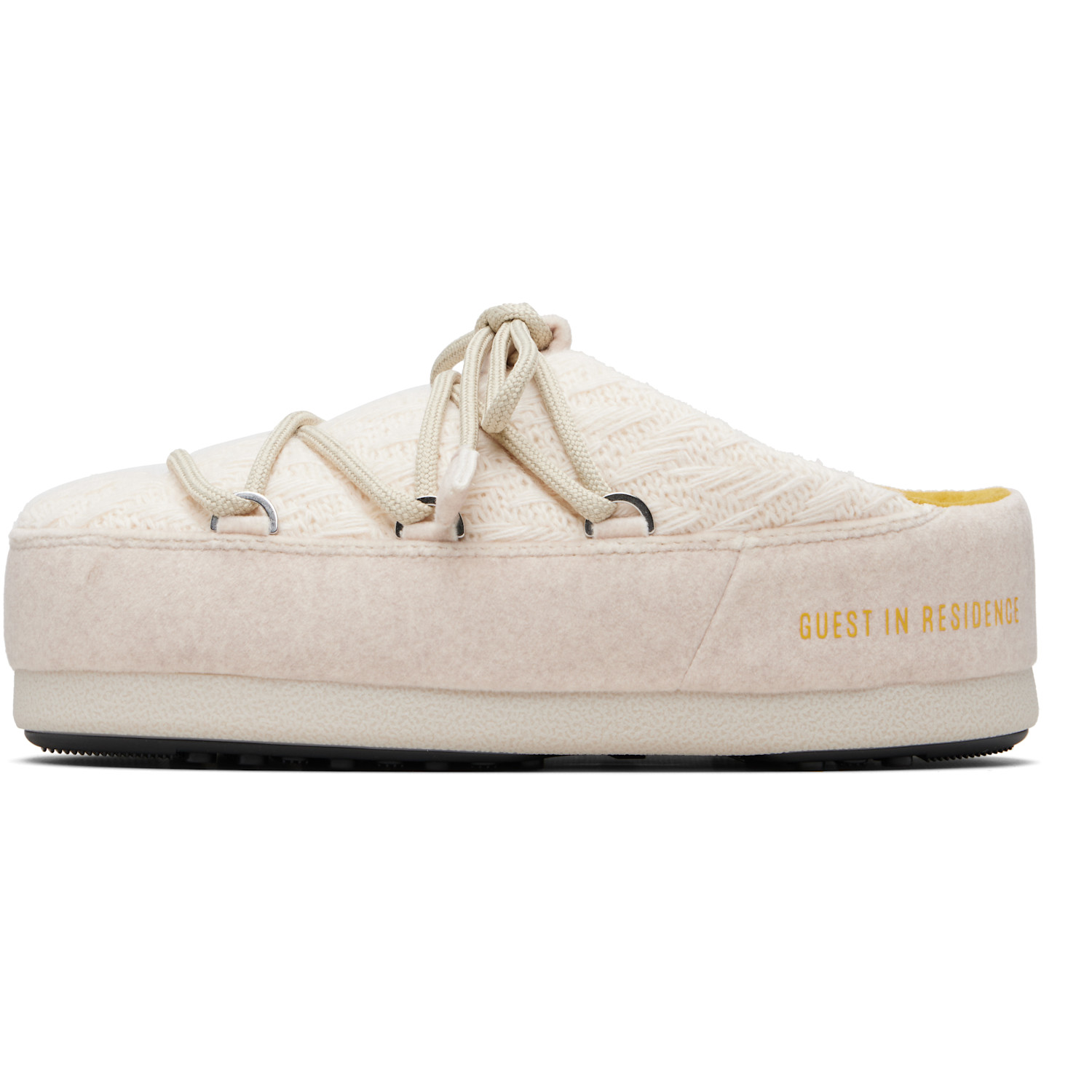  Guest In Residence Off-white Moon Boot Edition Evx Knit Mule Loafers 