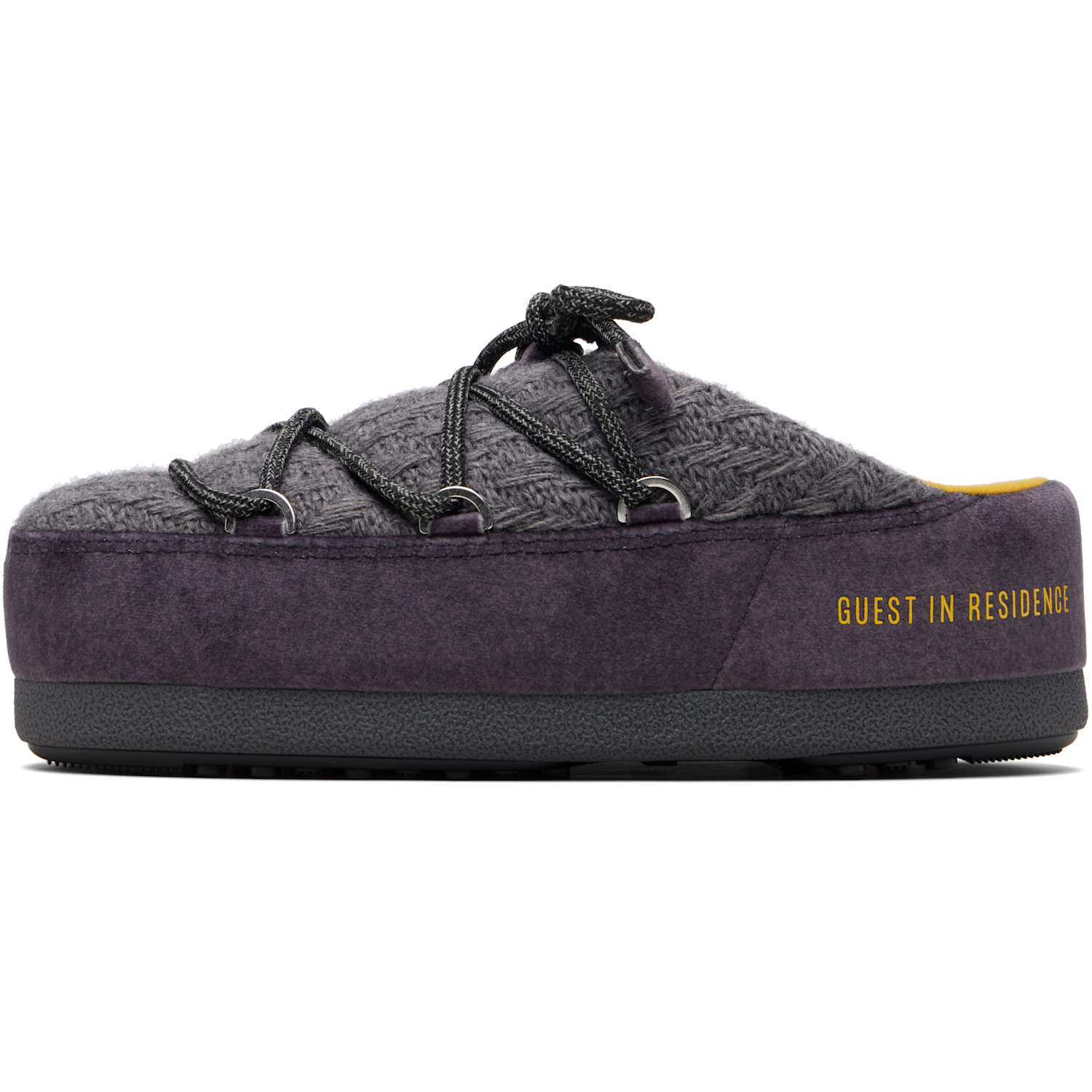  Guest In Residence Gray Moon Boot Edition Evx Knit Mule Loafers 