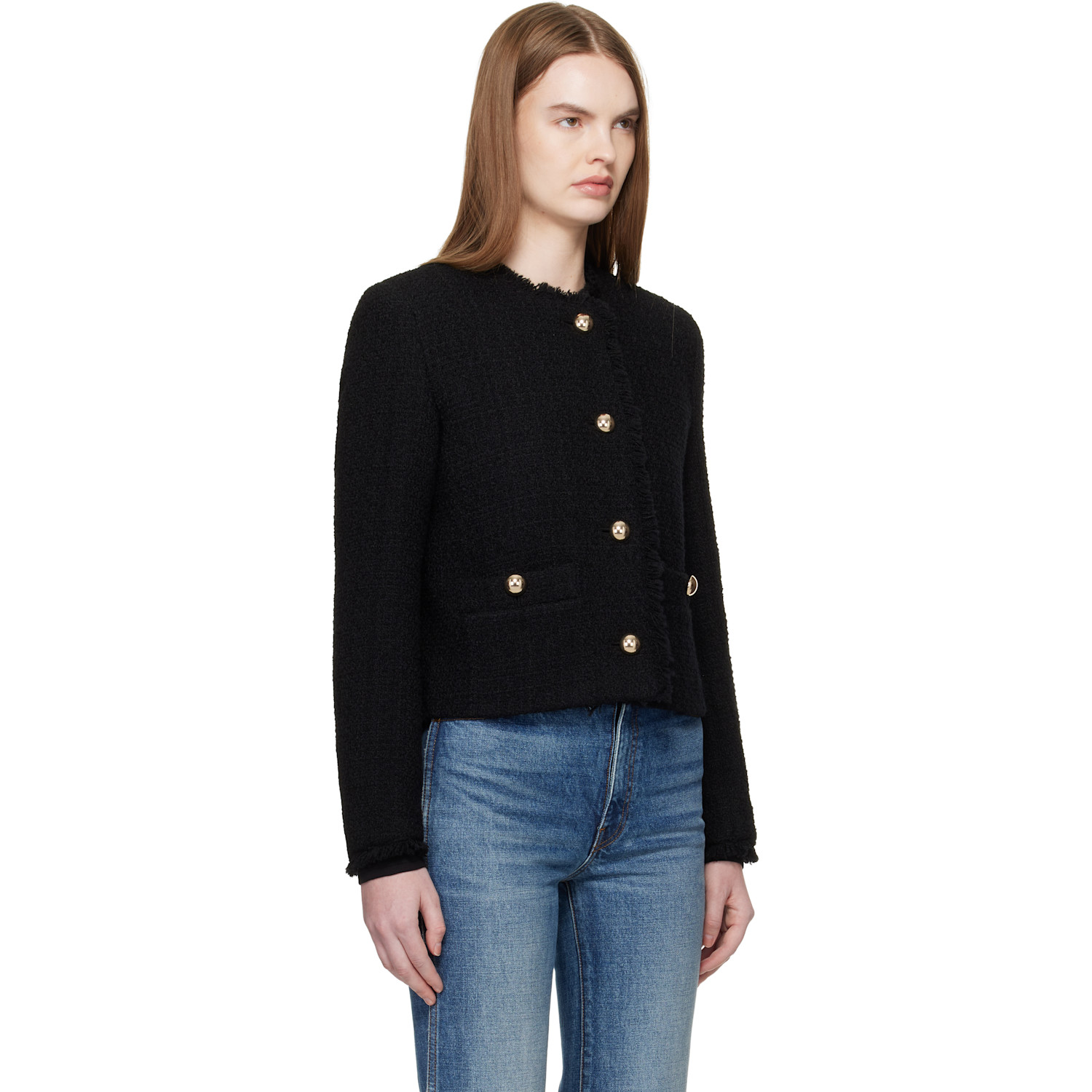  Weekend Max Mara Black Agami Jacket 
