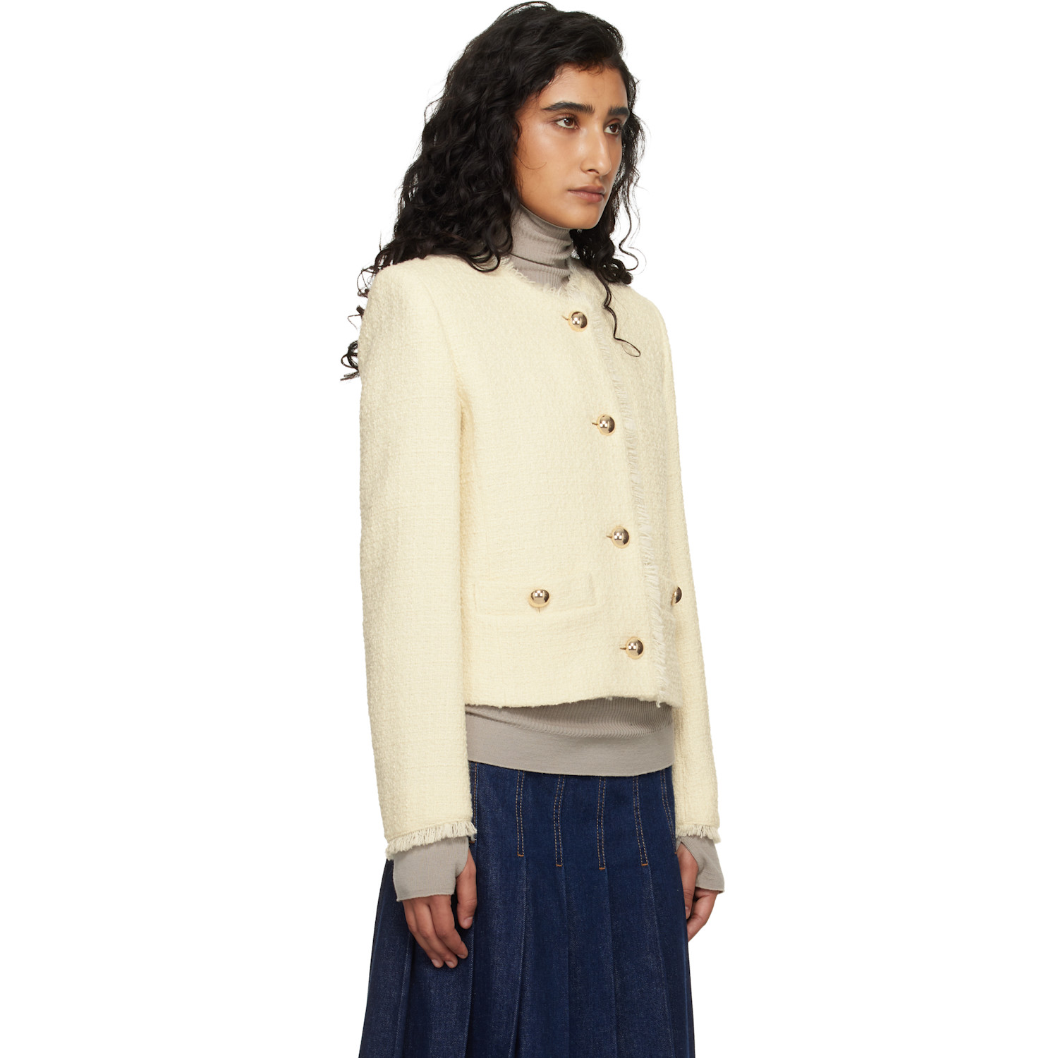  Weekend Max Mara Off-white Wkdagami Jacket 