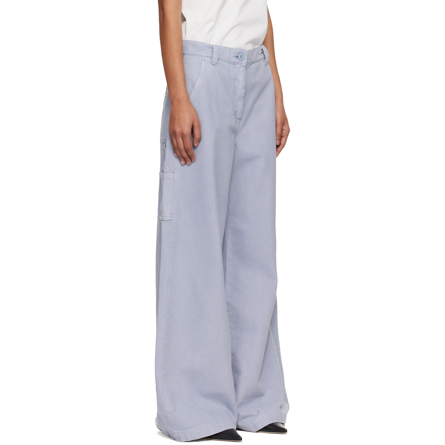  Weekend Max Mara Blue Wkdskipper Trousers 