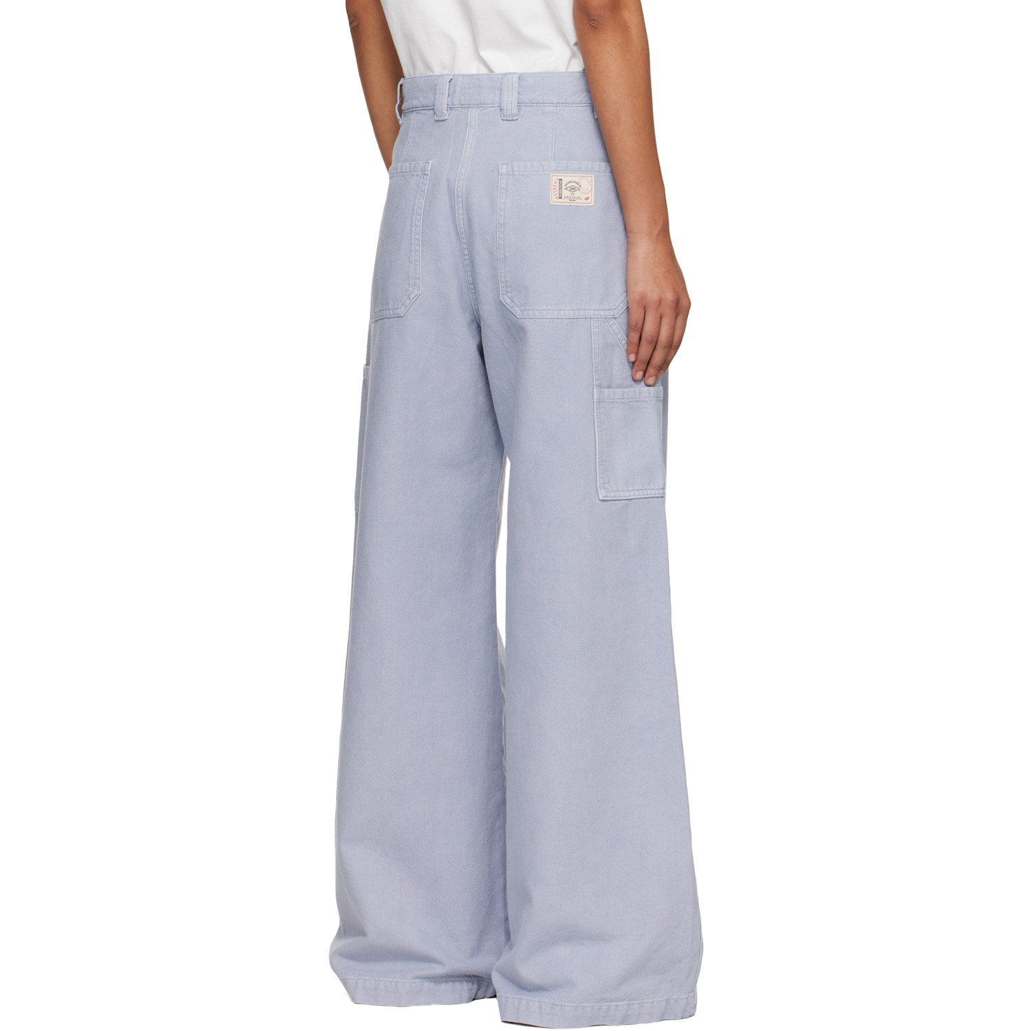  Weekend Max Mara Blue Wkdskipper Trousers 