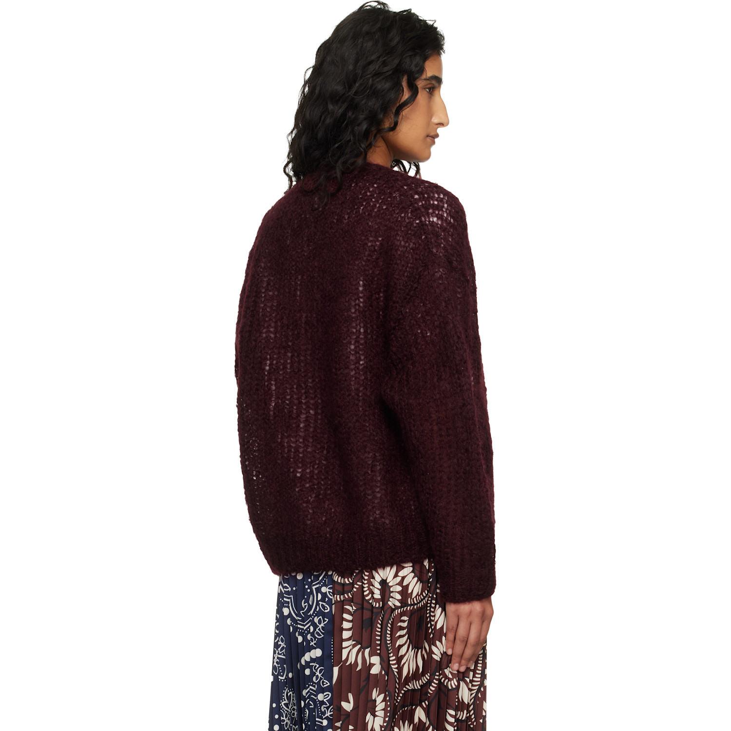  Weekend Max Mara Burgundy Wkddanza Cardigan 