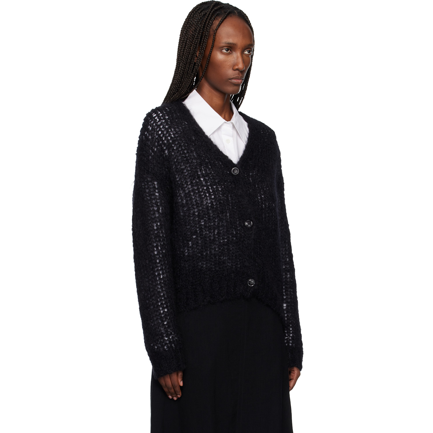  Weekend Max Mara Black Danza Cardigan 