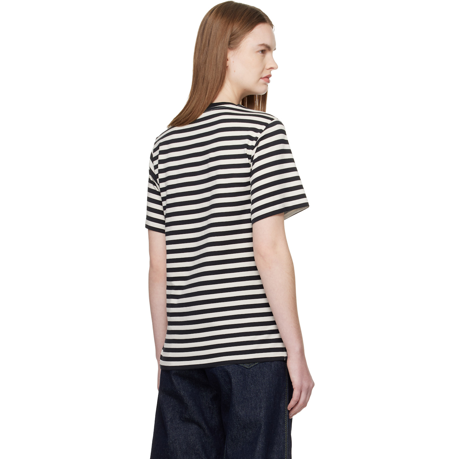  Weekend Max Mara Black & White Venaco T-shirt 