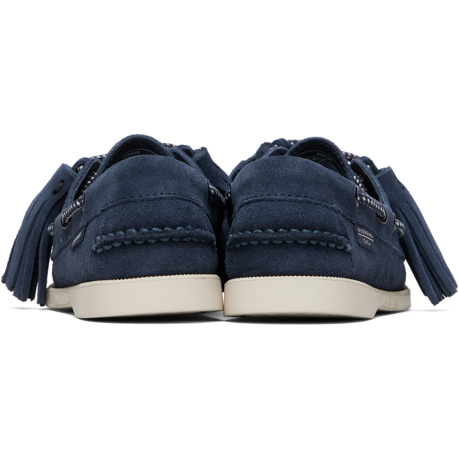  Weekend Max Mara Navy Sebago Edition Dockside Boat Shoes 