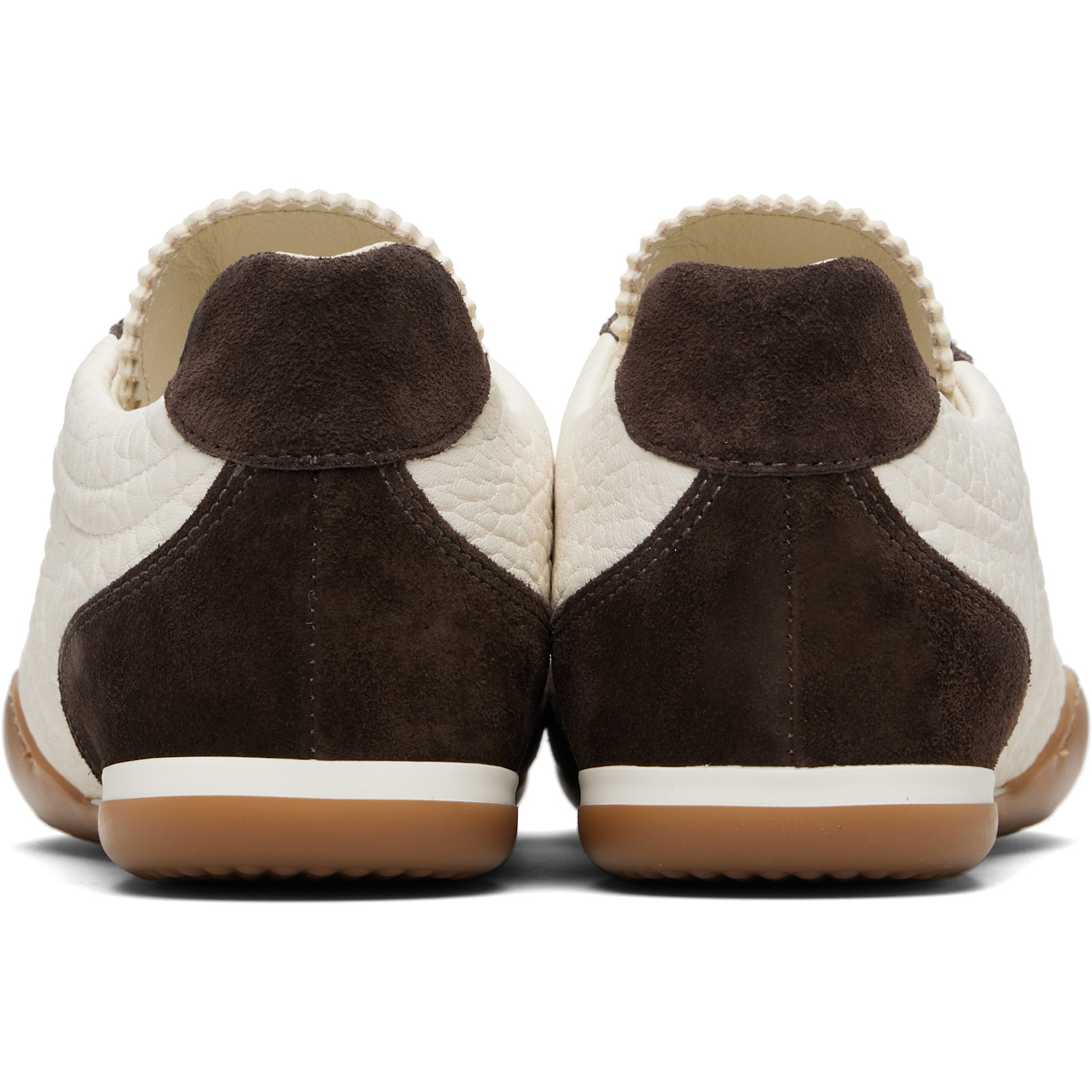  Weekend Max Mara White & Brown Wkalancia Sneakers 