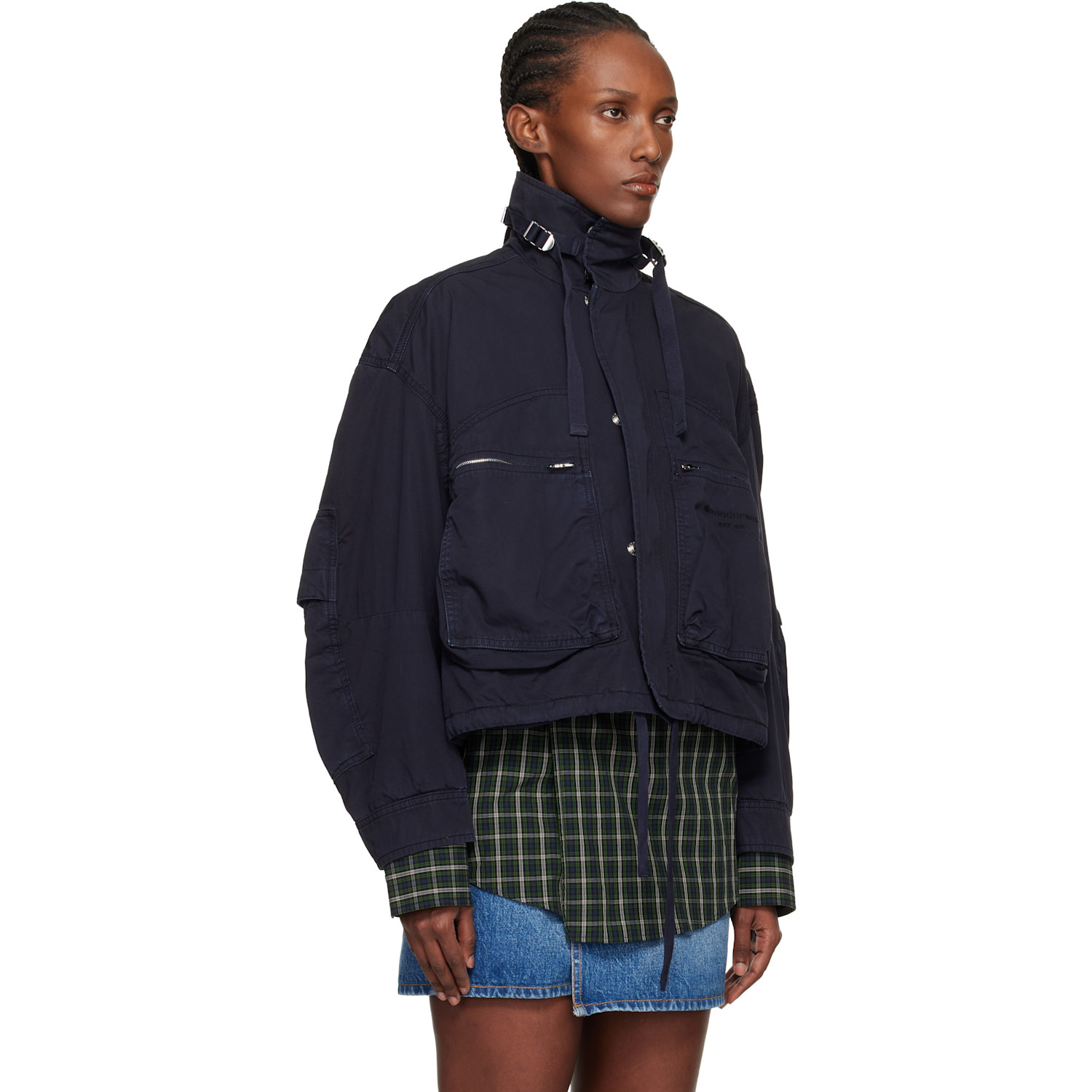  Alexander Wang Black Articulated Cargo Jacket 