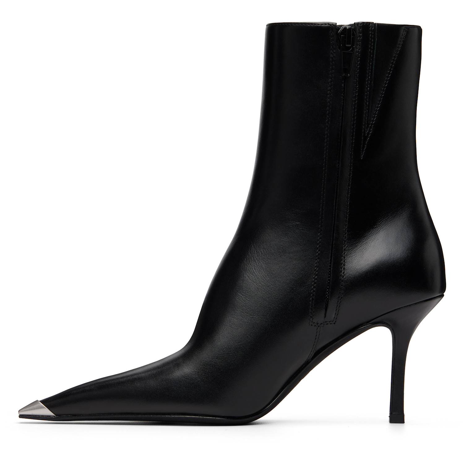  Alexander Wang Black Ferrara Zip Leather Boots 