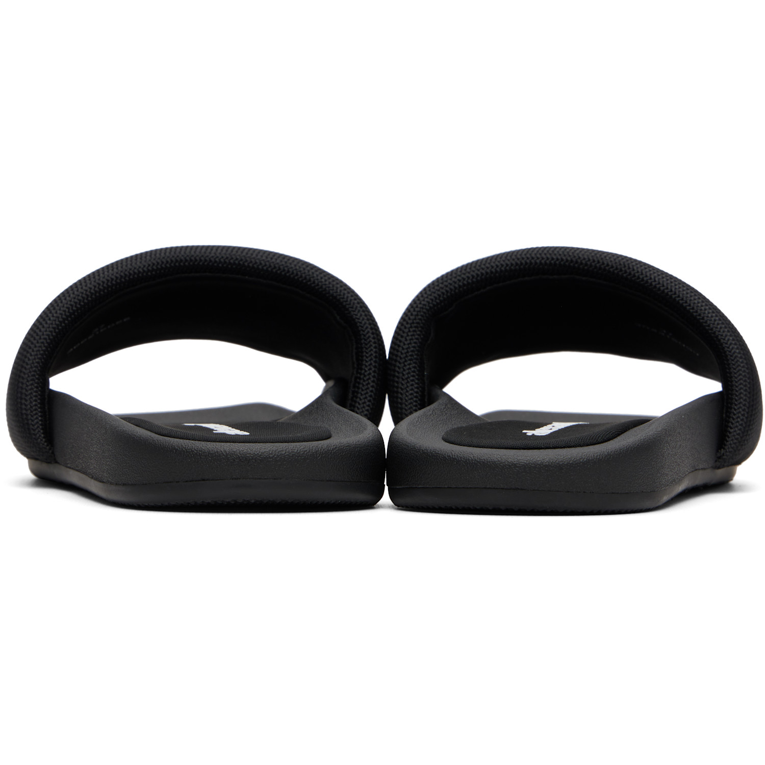  Alexander Wang Black 'aw' Pool Slides 