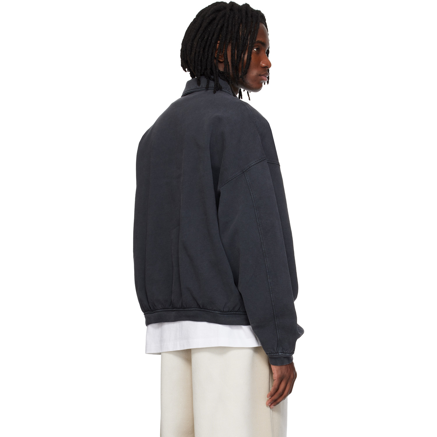  Alexander Wang Black Long Sleeve Polo 