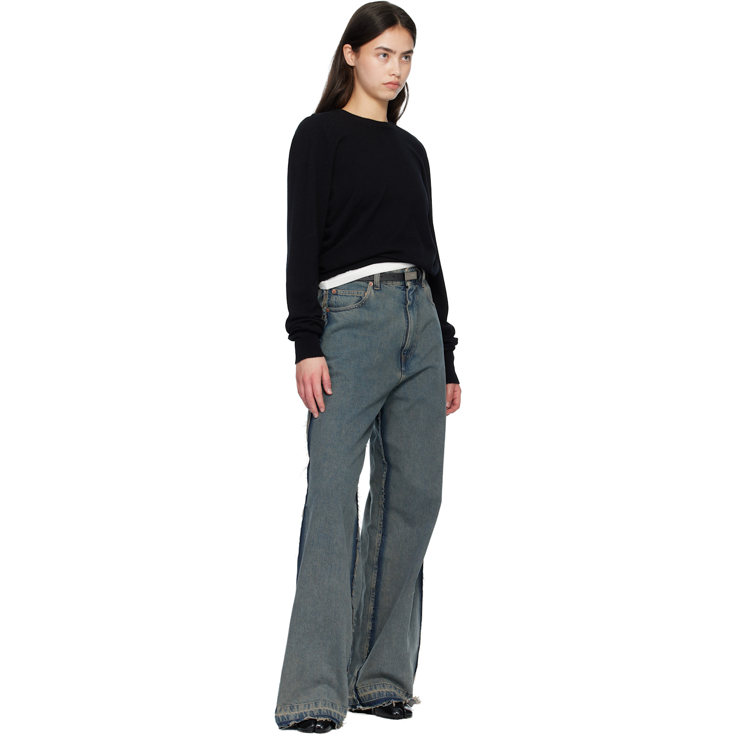  Mm6 Maison Margiela Black Numeric Belt 