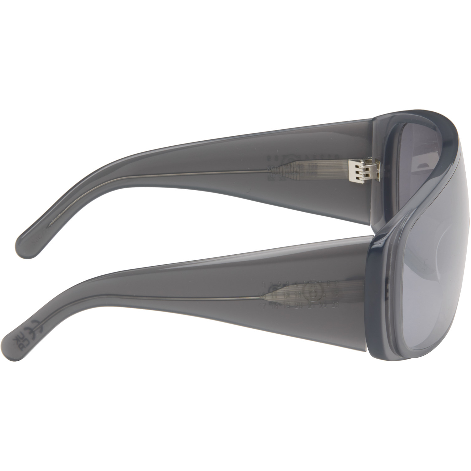  Mm6 Maison Margiela Gray Mask Sunglasses 