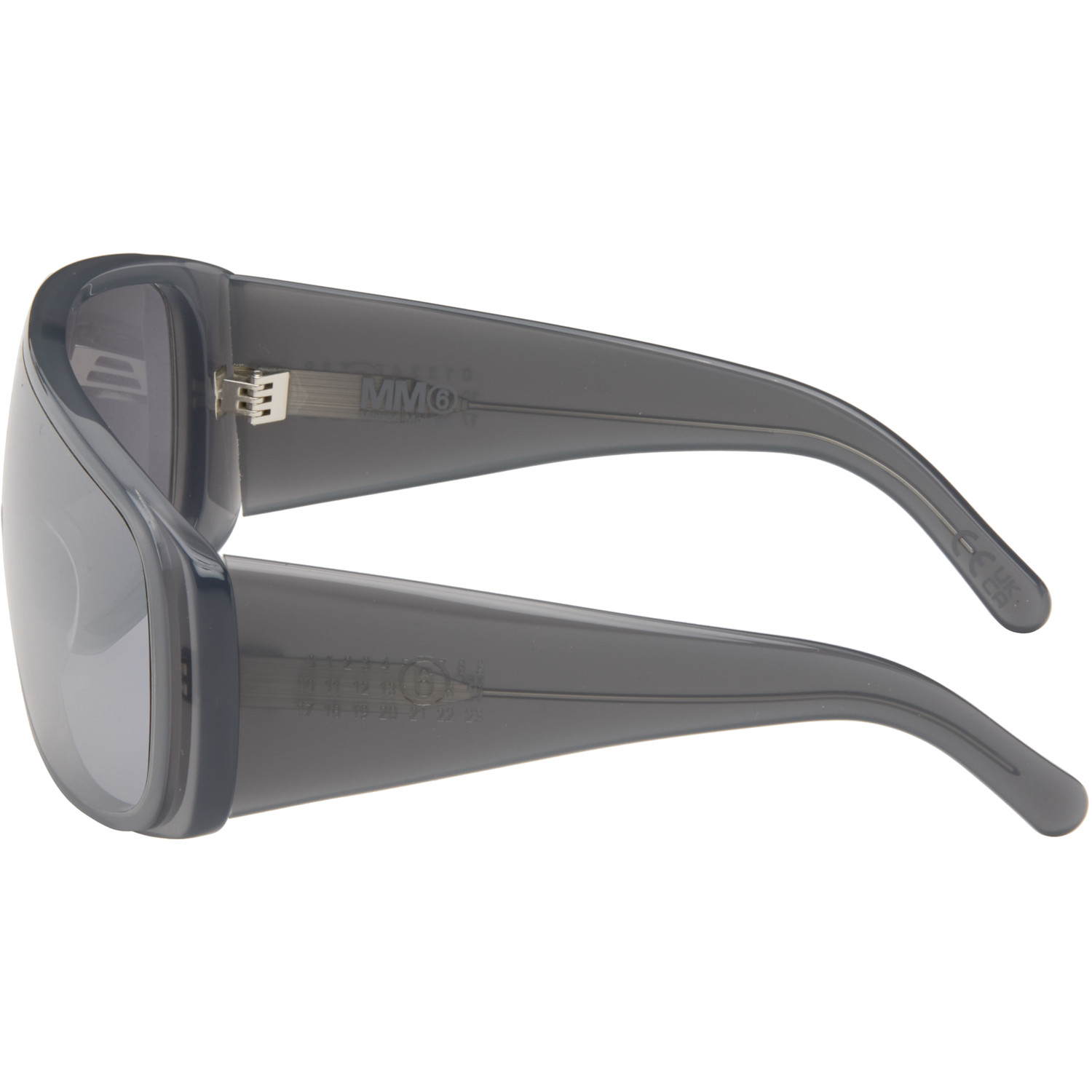  Mm6 Maison Margiela Gray Mask Sunglasses 