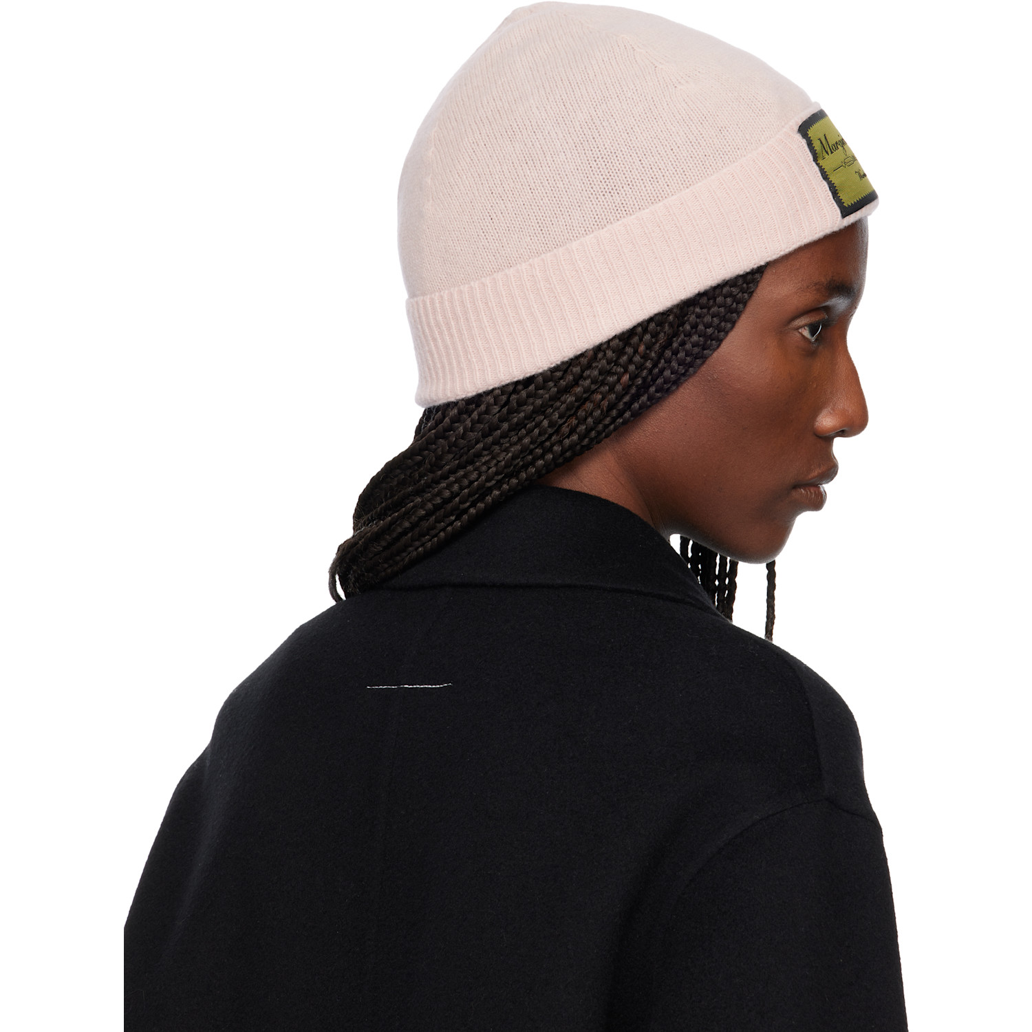 Mm6 Maison Margiela Pink Access Labels Story Beanie 
