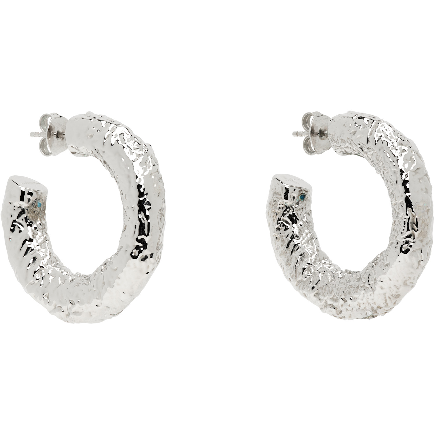  Mm6 Maison Margiela Foil Earrings 