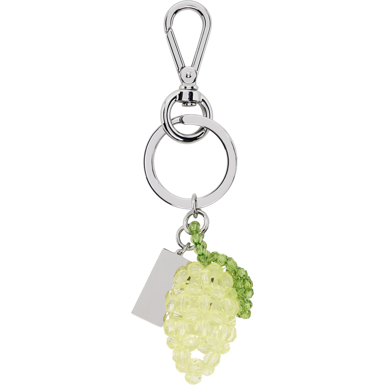  Mm6 Maison Margiela Yellow Lemon Beaded Numeric Keychain 