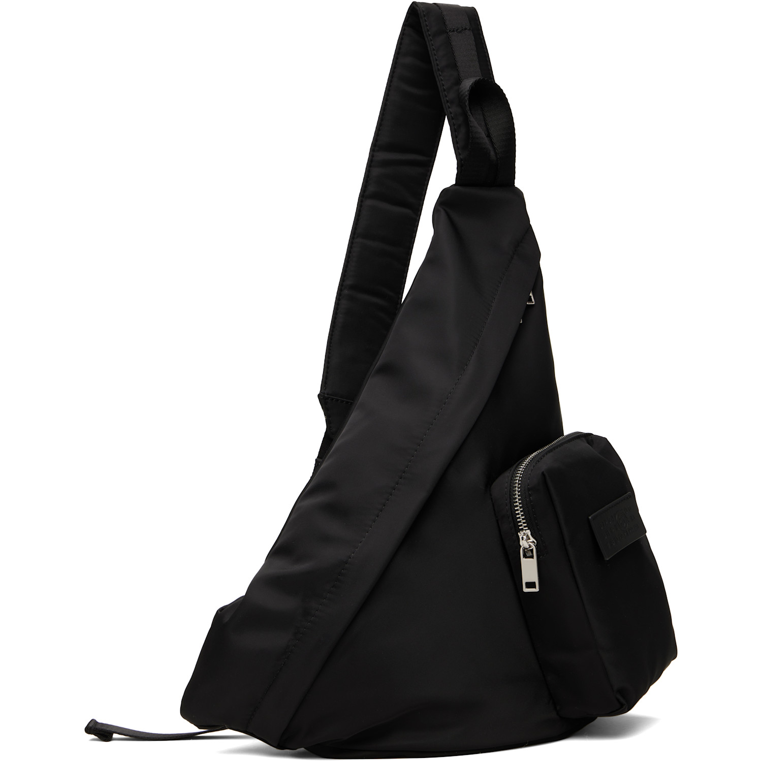  Mm6 Maison Margiela Black Numeric Sling Backpack 