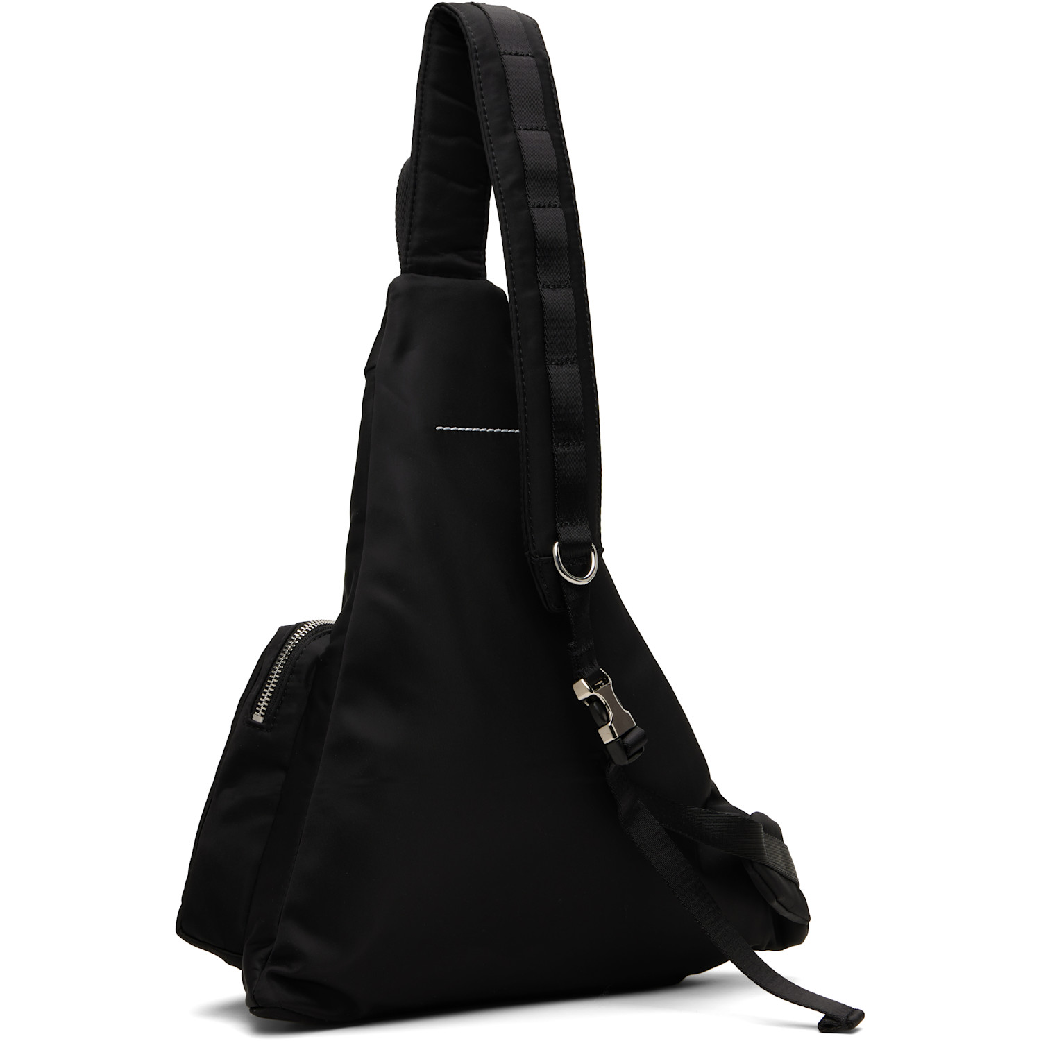  Mm6 Maison Margiela Black Numeric Sling Backpack 