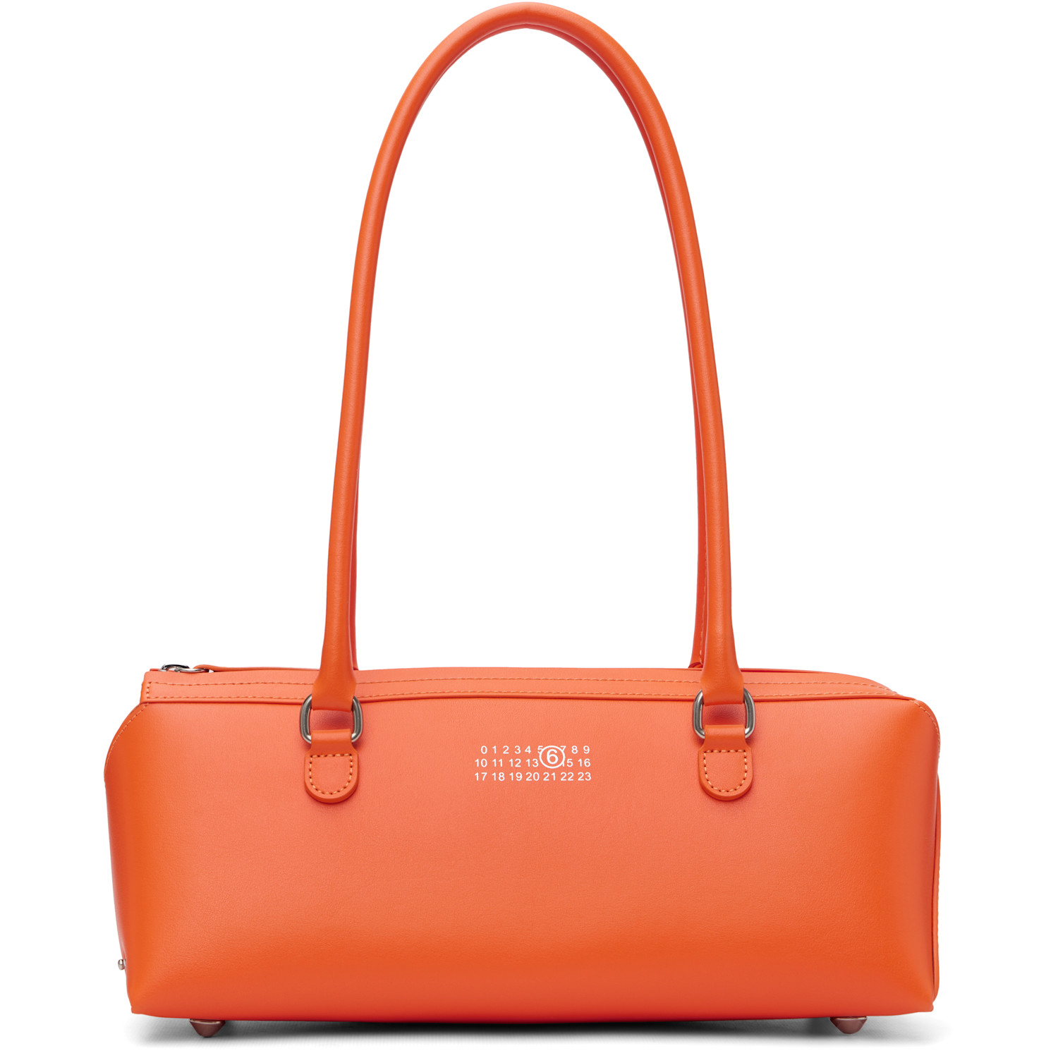 MM6 Maison Margiela Orange Bauletto Small Shoulder Bag