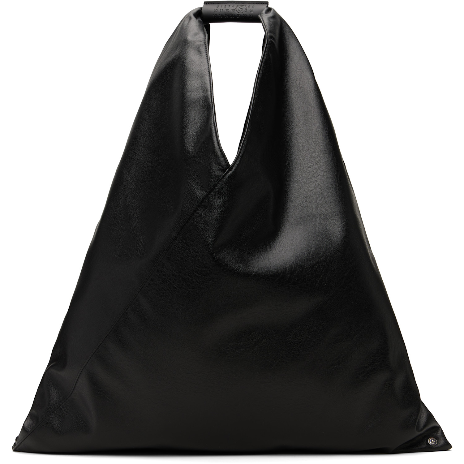 MM6 Maison Margiela Black Classic Triangle Tote