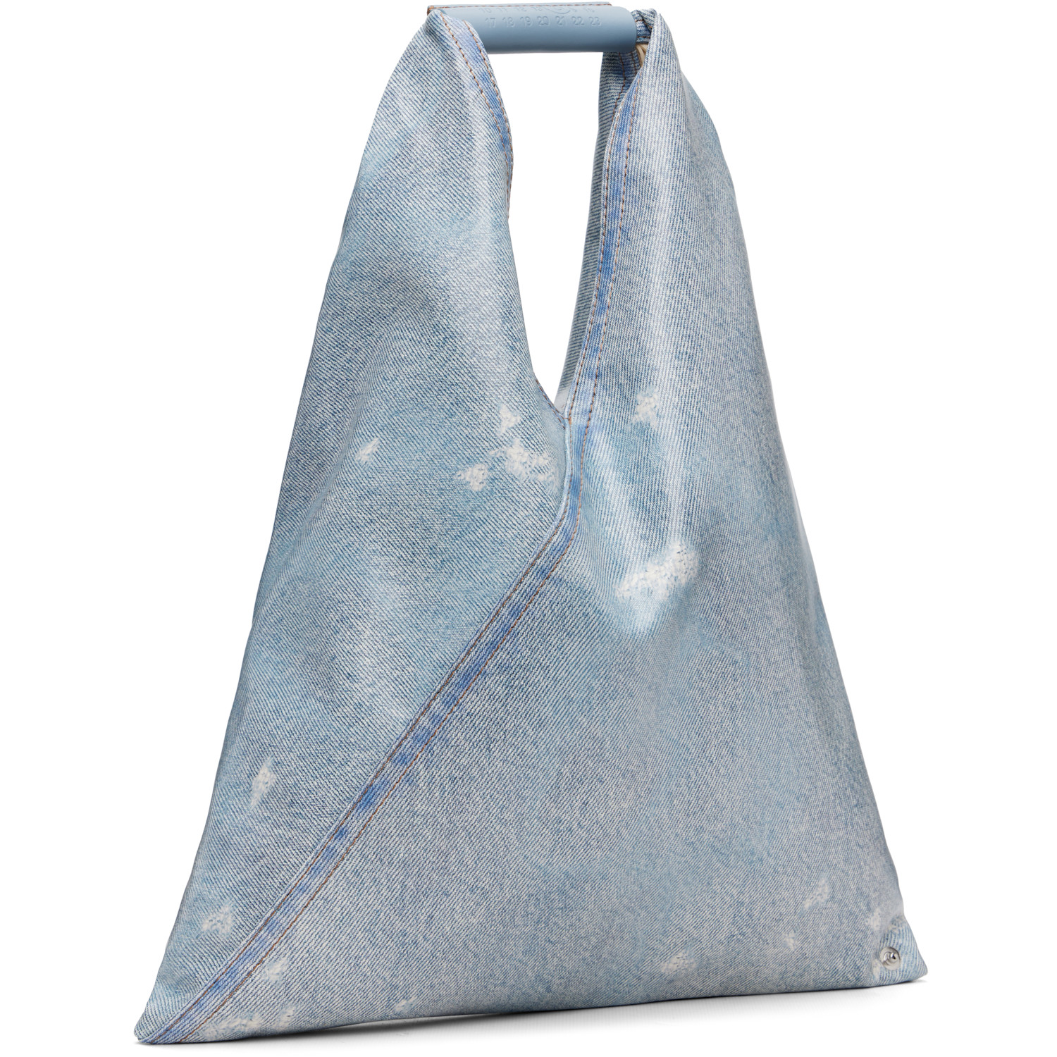  Mm6 Maison Margiela Blue Small Triangle Tote 