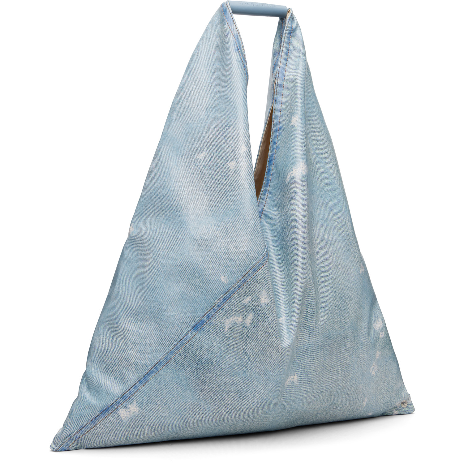  Mm6 Maison Margiela Blue Classic Triangle Tote 