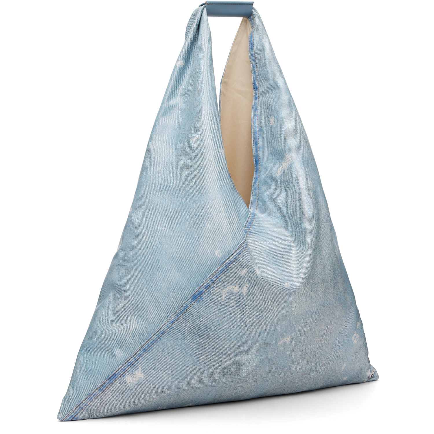  Mm6 Maison Margiela Blue Classic Triangle Tote 
