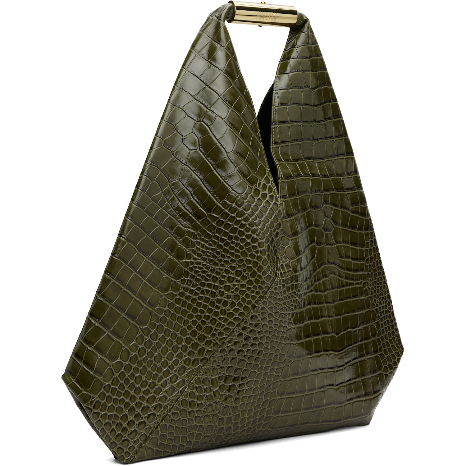  Mm6 Maison Margiela Green New Triangle Tote 