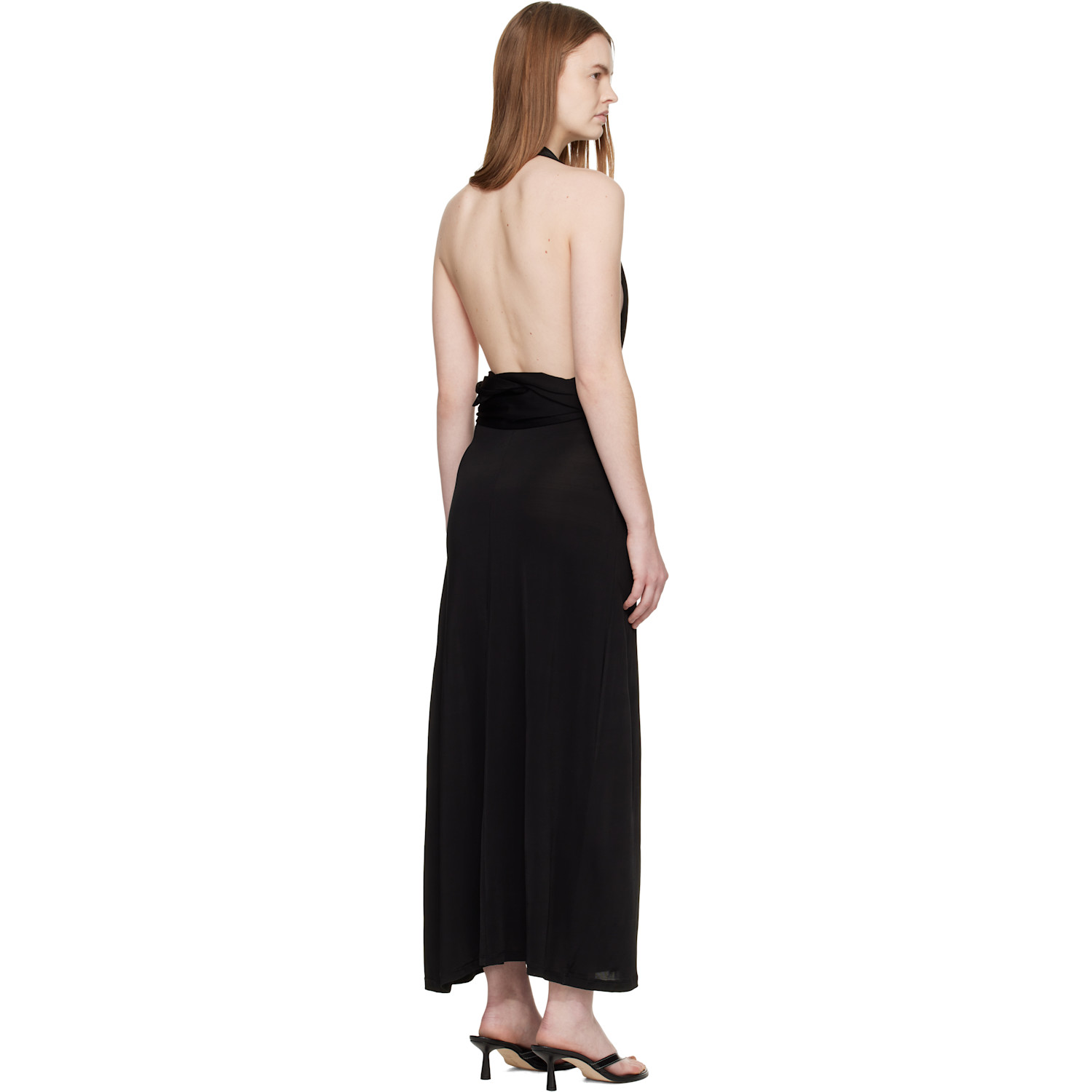  Aya Muse Black Zirra Midi Dress 