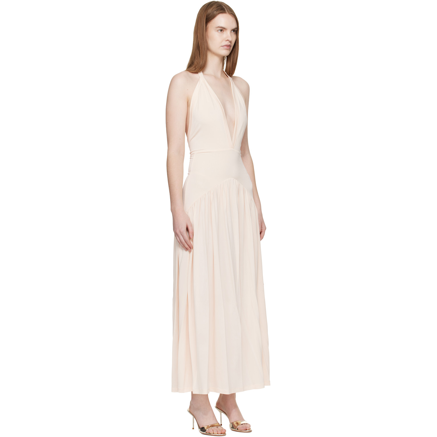  Aya Muse Off White Ola Midi Dress 