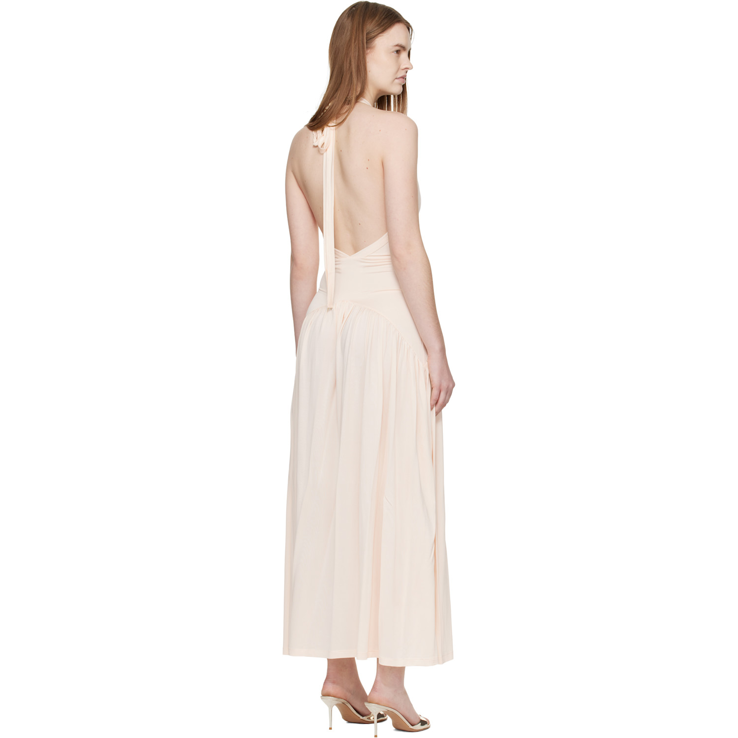  Aya Muse Off White Ola Midi Dress 