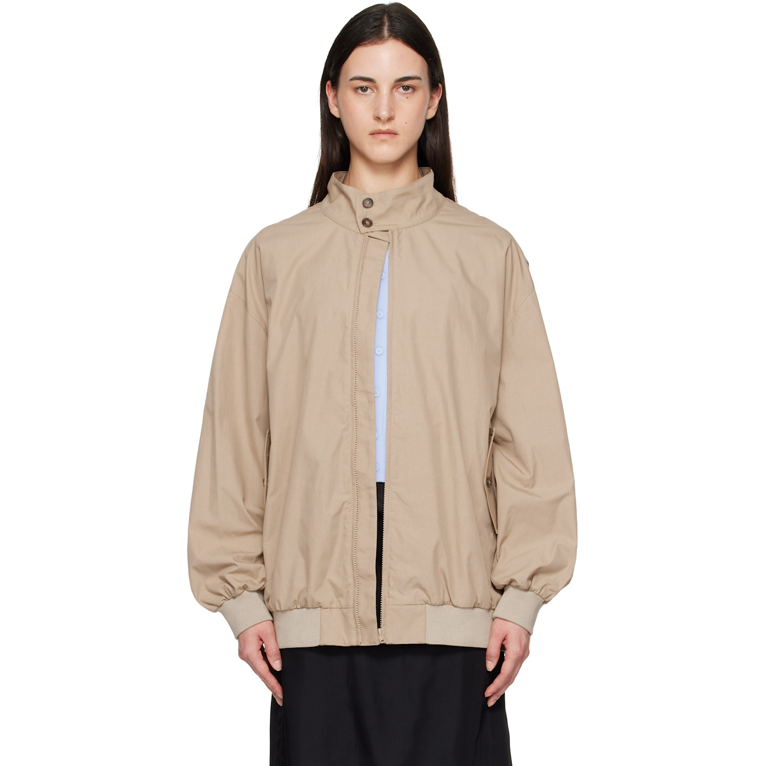 MM6 Maison Margiela Beige Sports Jacket
