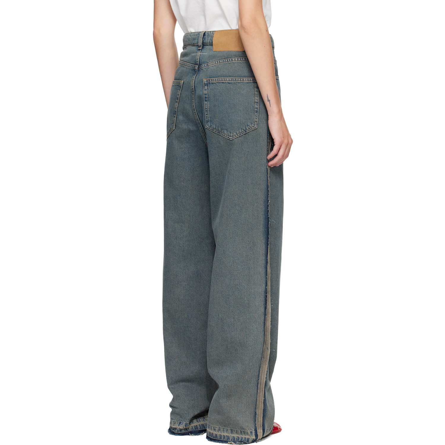  Mm6 Maison Margiela Blue 5-pocket Jeans 