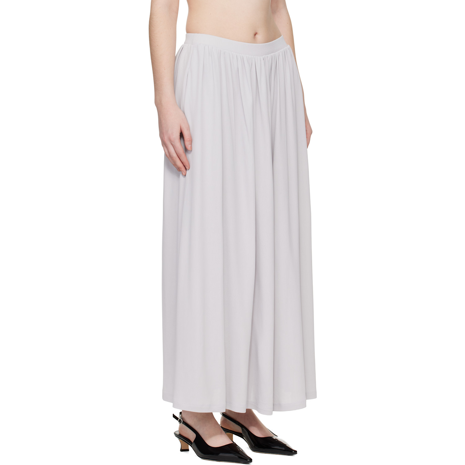  Aya Muse Gray Aelir Midi Skirt 
