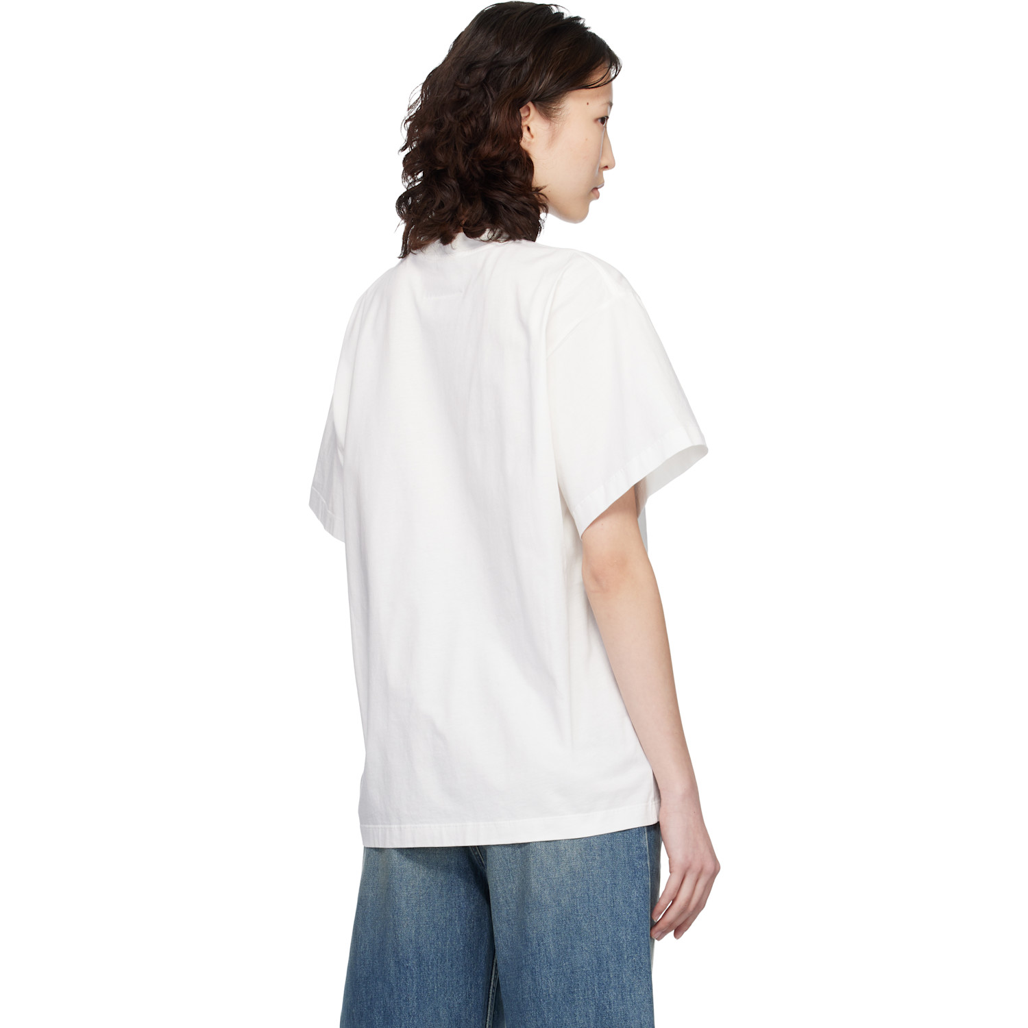  Mm6 Maison Margiela Off-white Library Stamp T-shirt 