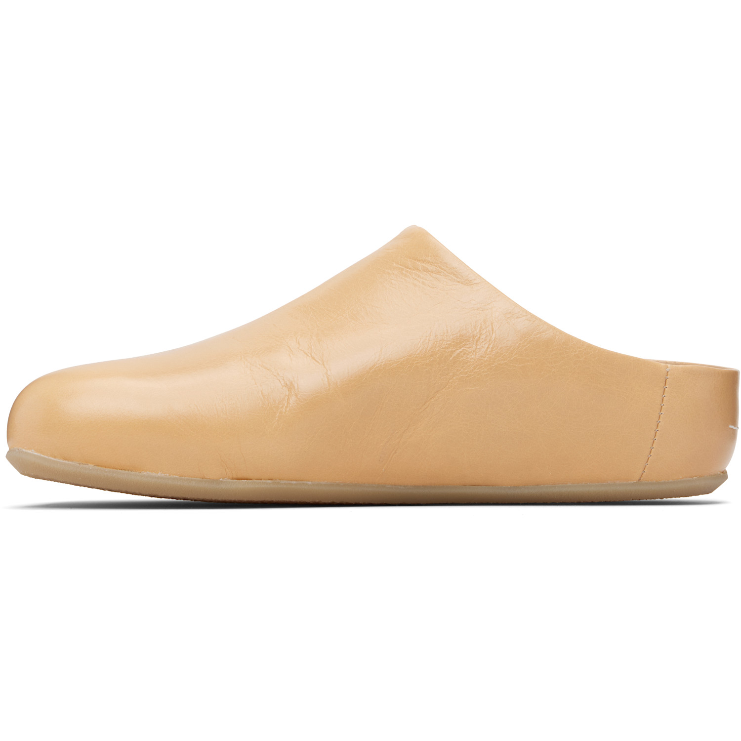  Mm6 Maison Margiela Beige Factory Sabot Loafers 