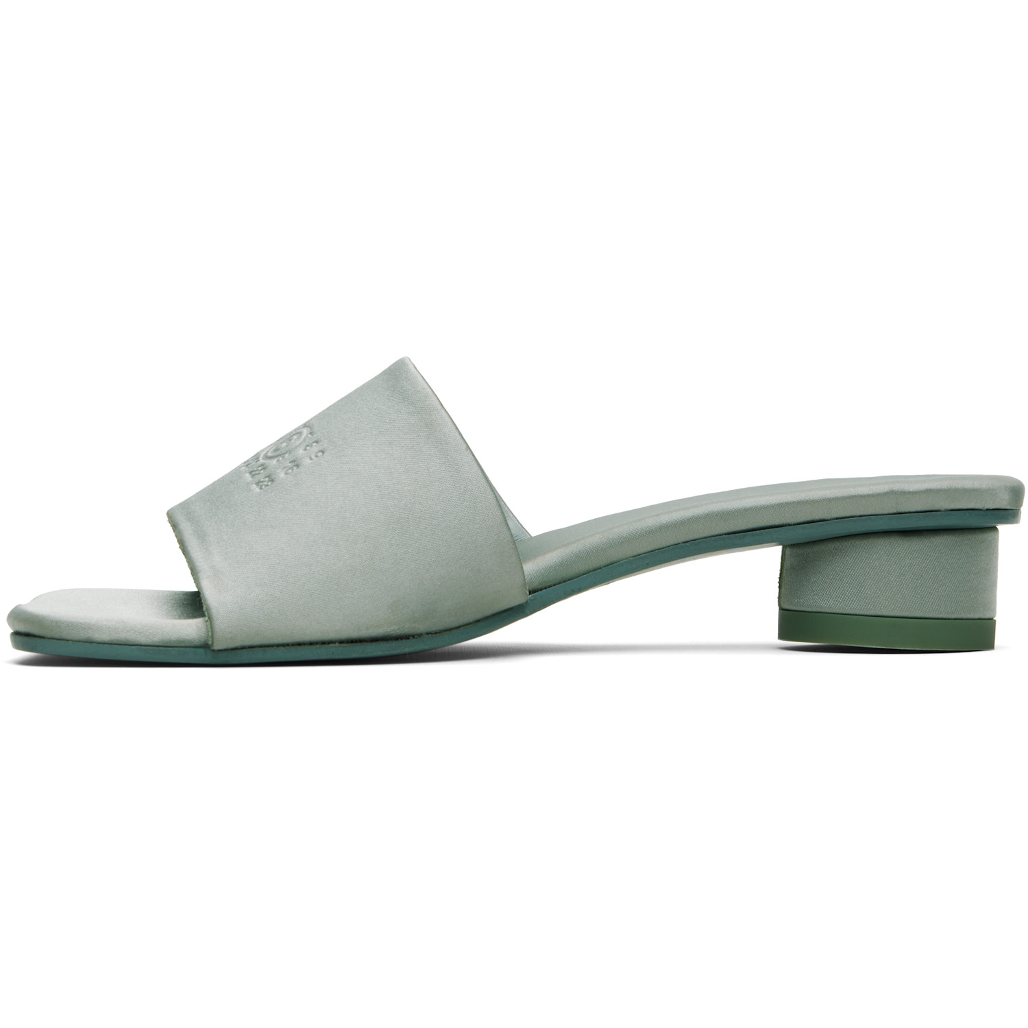  Mm6 Maison Margiela Gray Anatomic Numeric Heeled Sandals 