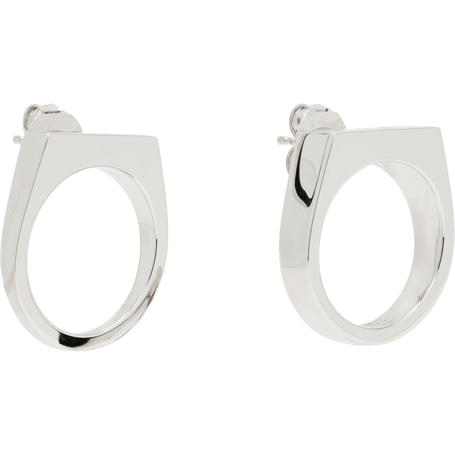  Mm6 Maison Margiela Chevalier Earrings 