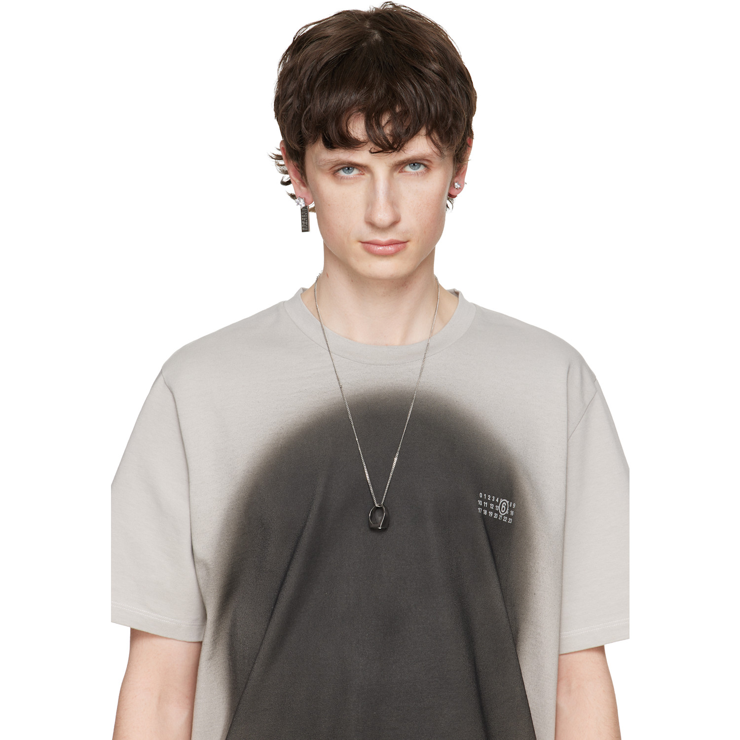  Mm6 Maison Margiela Numeric Charm Earrings 