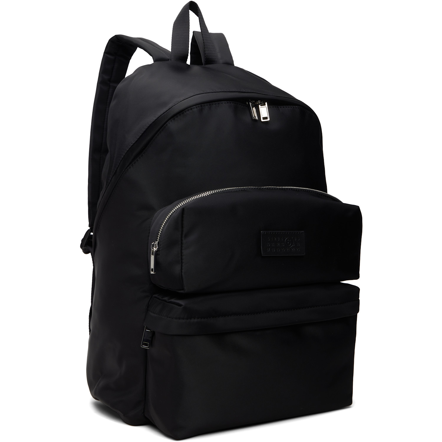  Mm6 Maison Margiela Black Numeric Backpack 