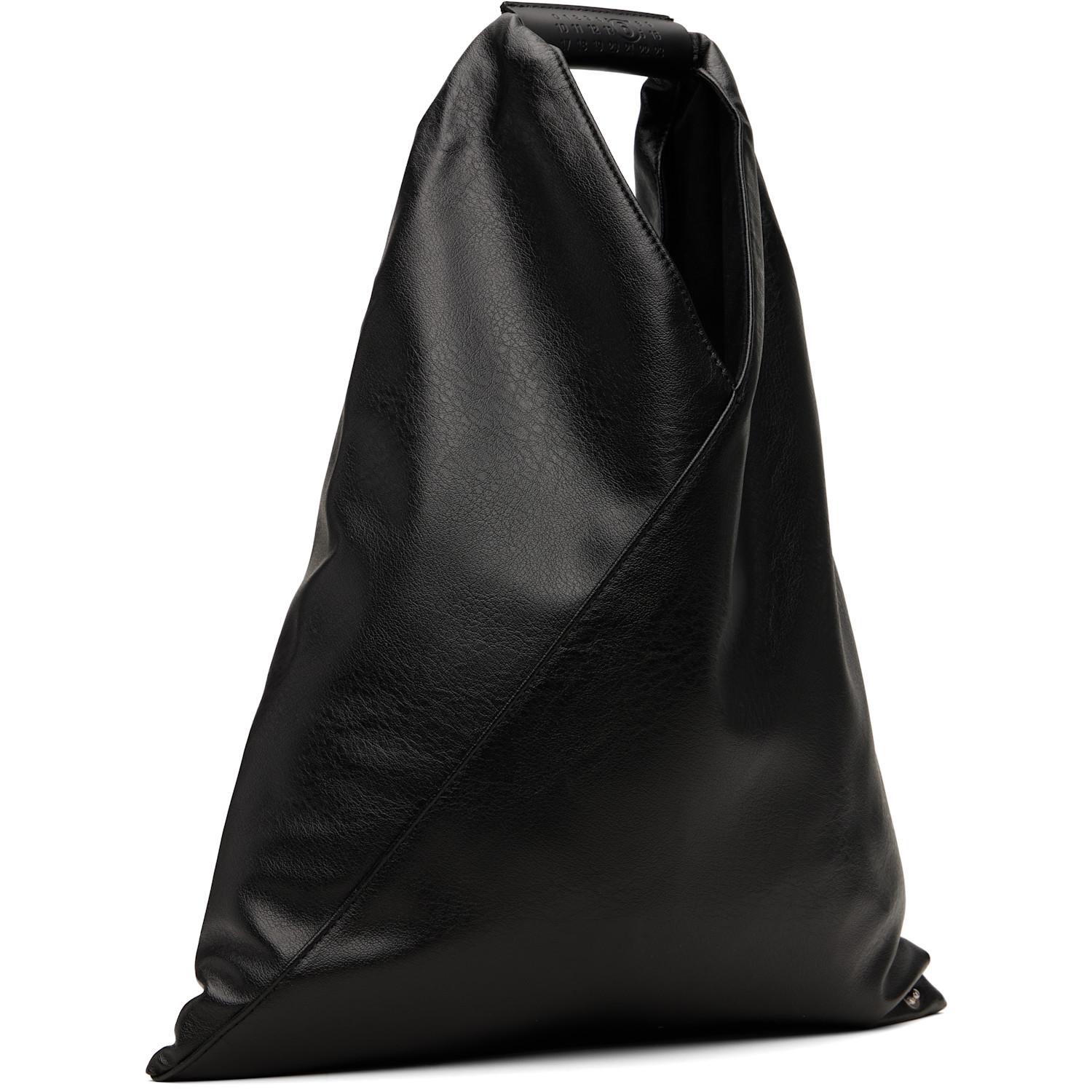  Mm6 Maison Margiela Black Small Triangle Tote 