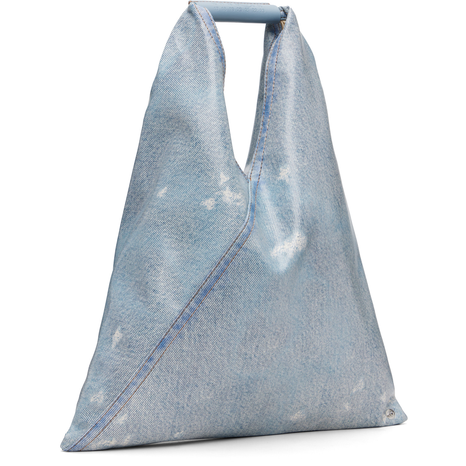  Mm6 Maison Margiela Blue Small Triangle Tote 