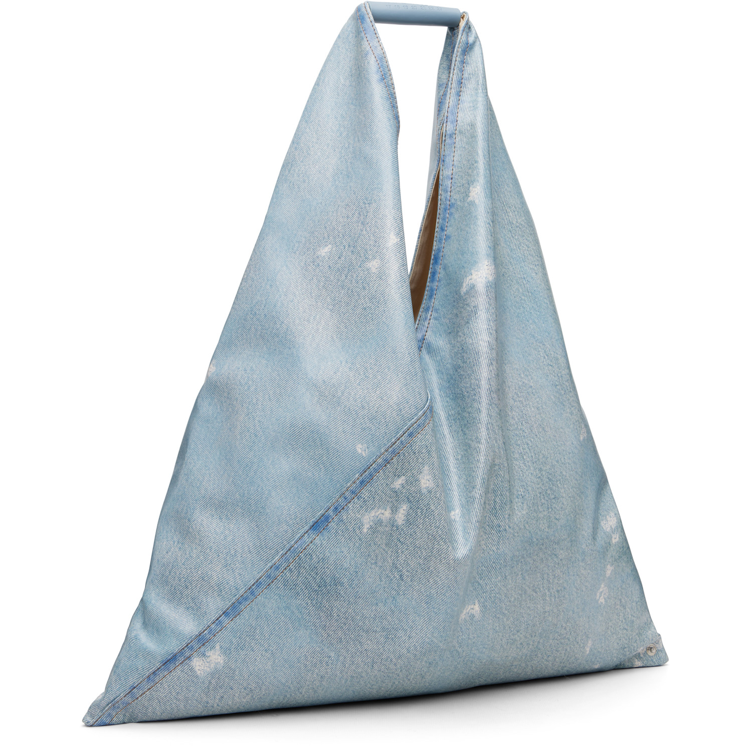  Mm6 Maison Margiela Blue Classic Triangle Tote 