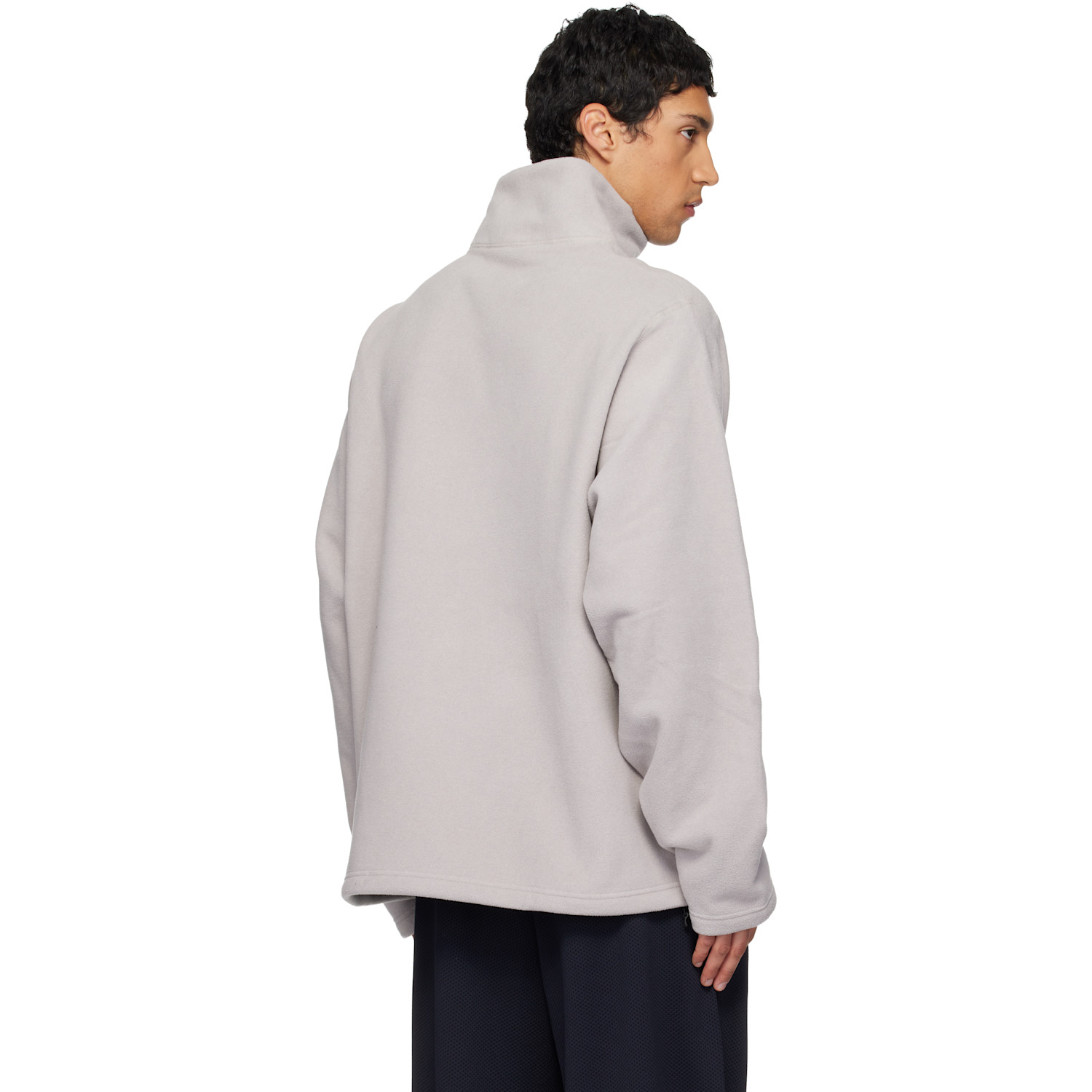  Mm6 Maison Margiela Beige Salomon Edition Pile Turtleneck 